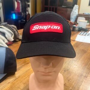 Snap on Tools Black Cap with Red Logo Patch